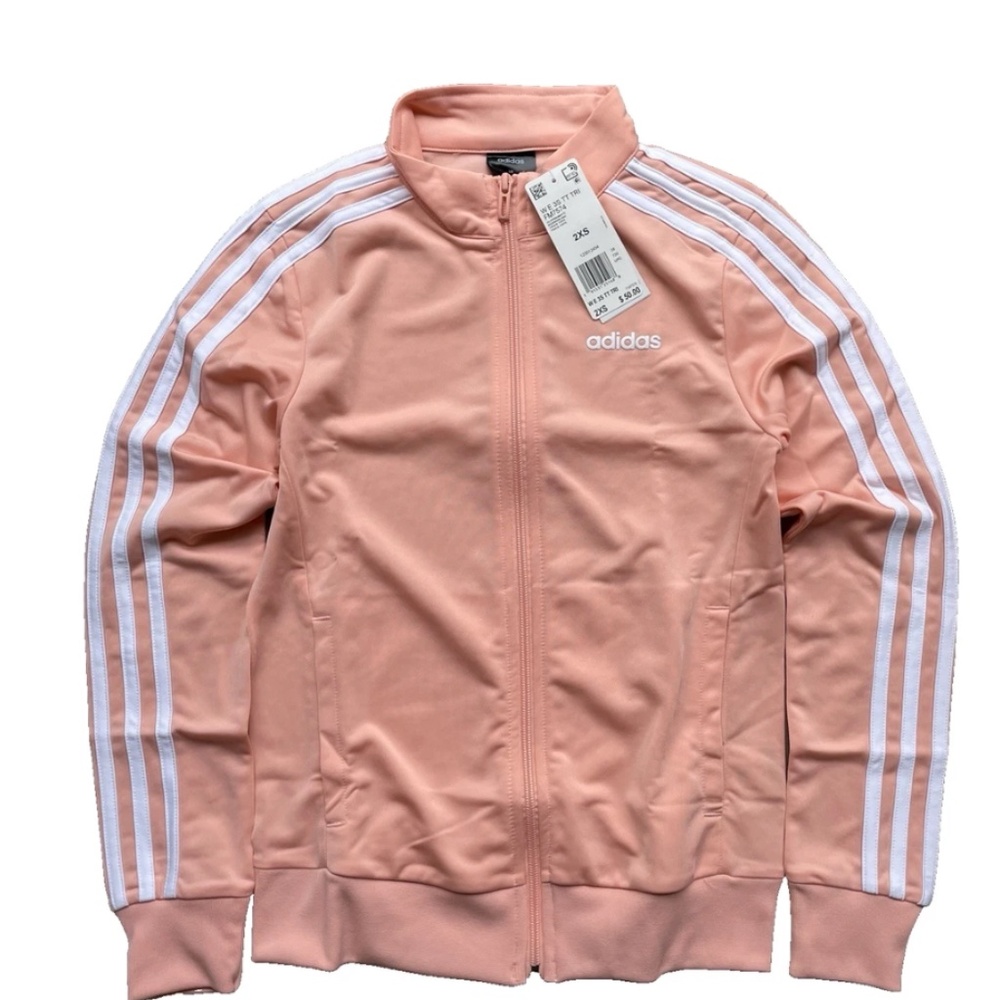 NWT Women's Adidas Peach Track Jacket